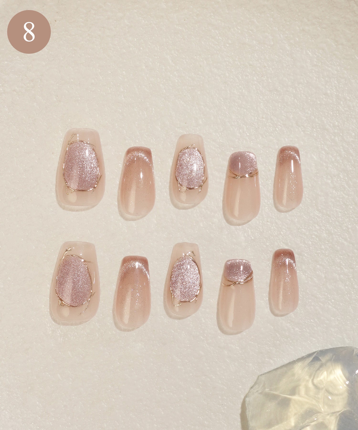 【特別価格64%OFF】ネイルチップ最大30日間持続できるSTARTER SET