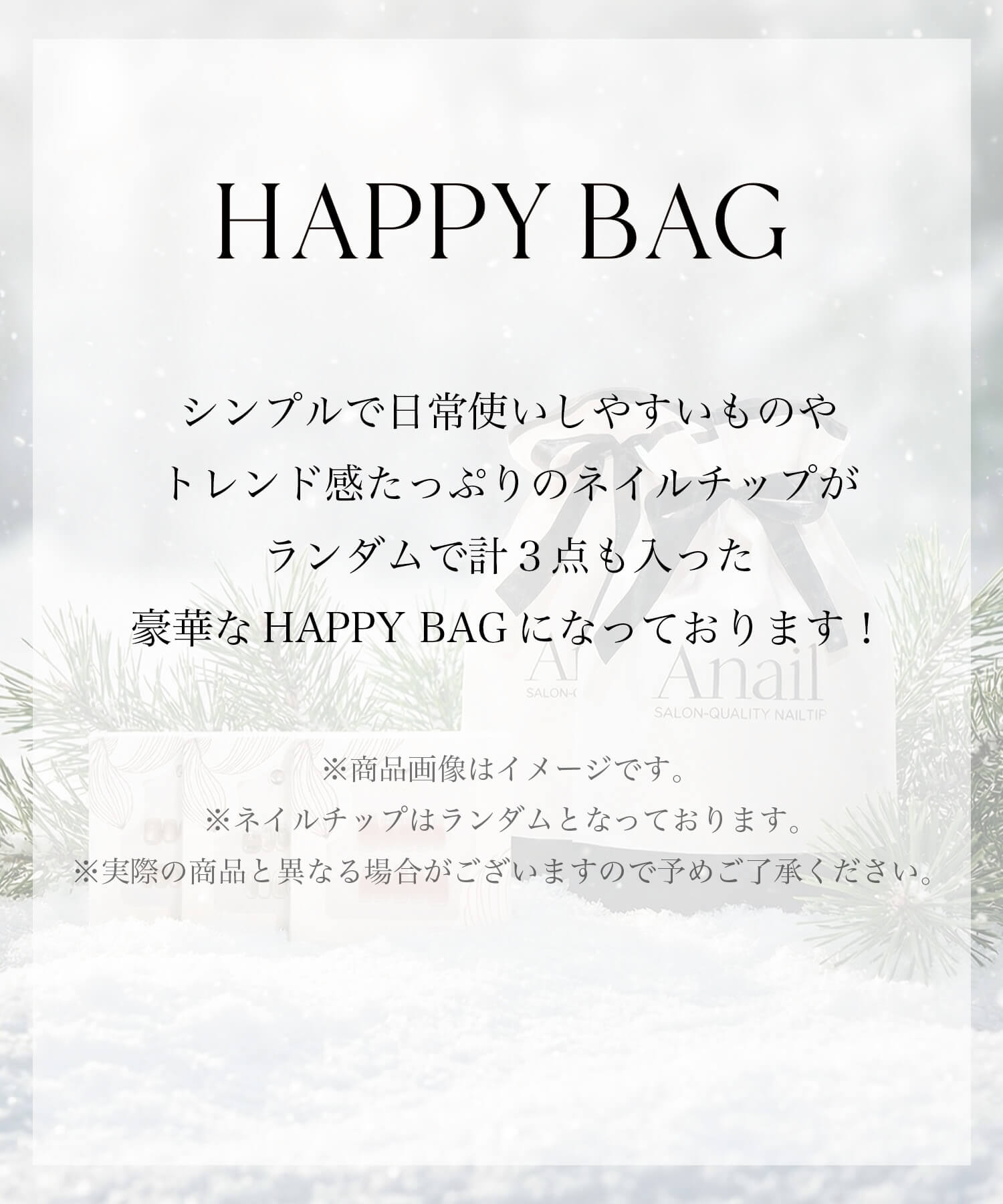 2025 HAPPY BAG (worth 15,000 yen)