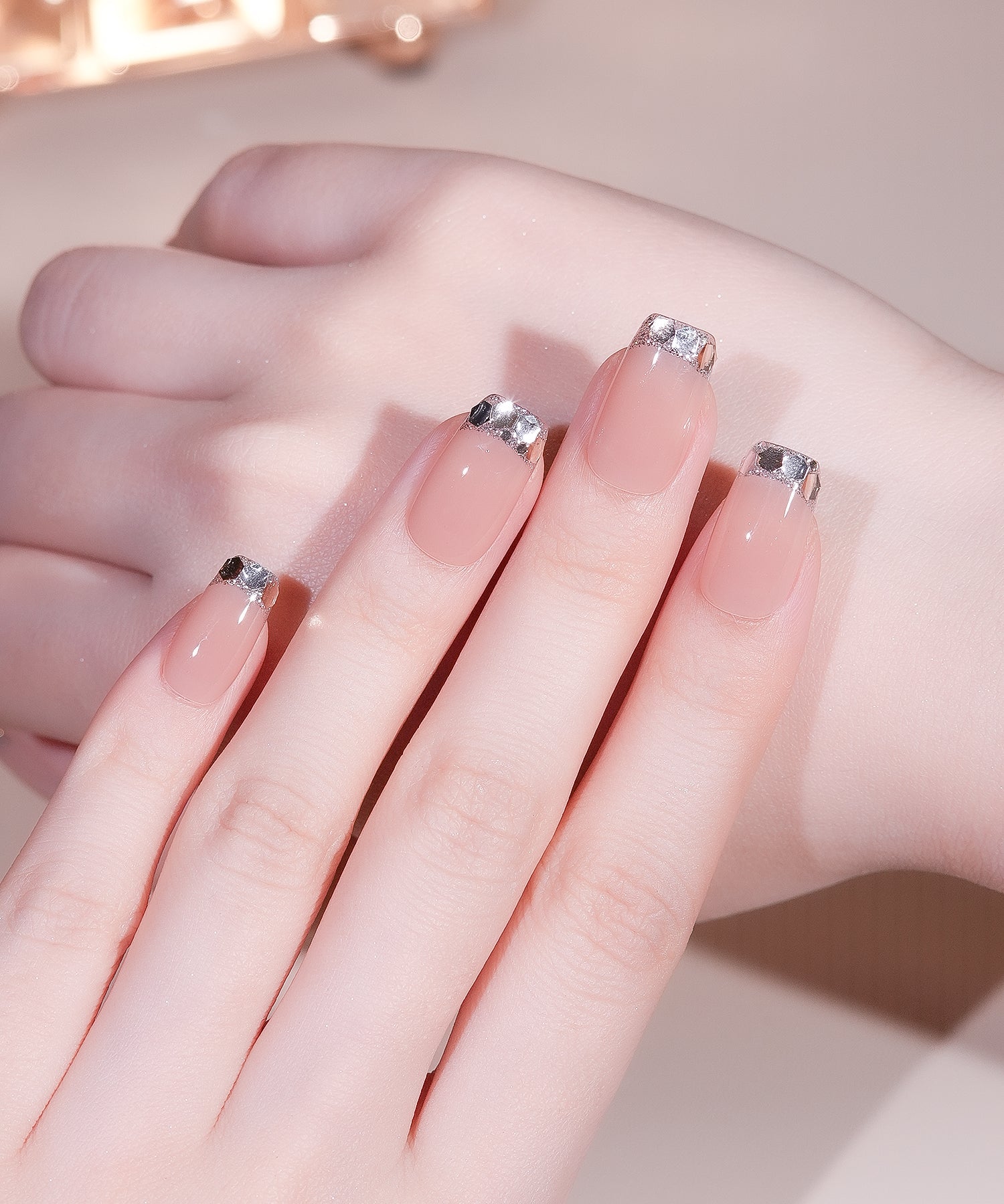 リピネイル　ネイルチップ RS ピンク ベージュ　エバーネイル RIPI NAIL