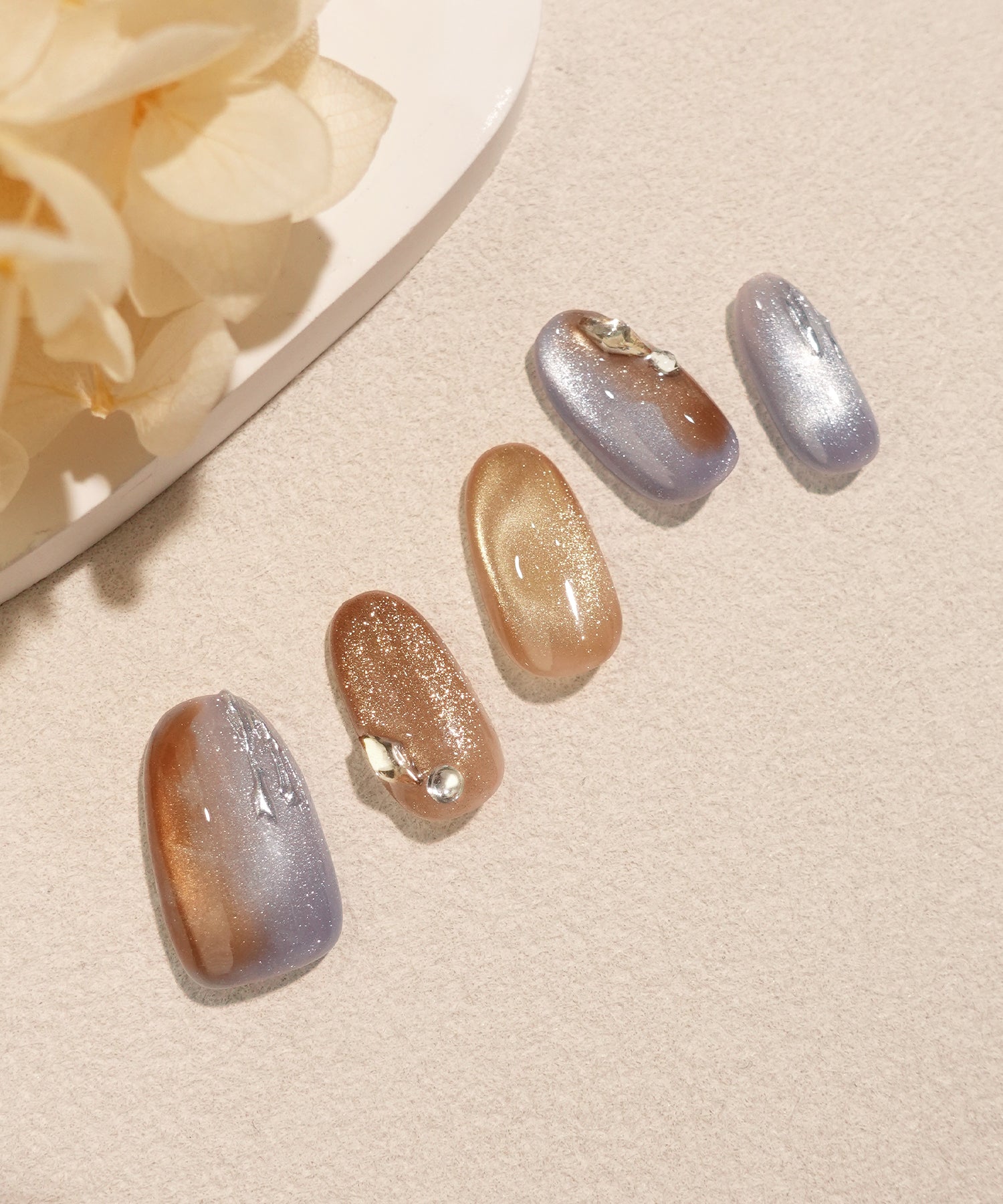 SOLD OUT】水光ネイルスモーキーカラーグラデーションマグネット