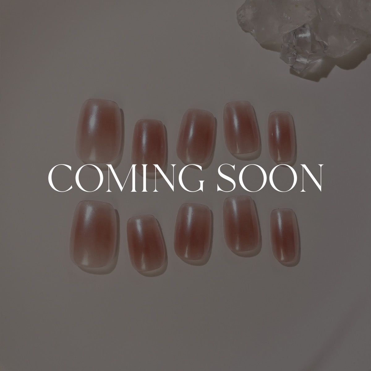 COMING SOON】3D水光ネイルピンクチークホワイトミラーシンプル 